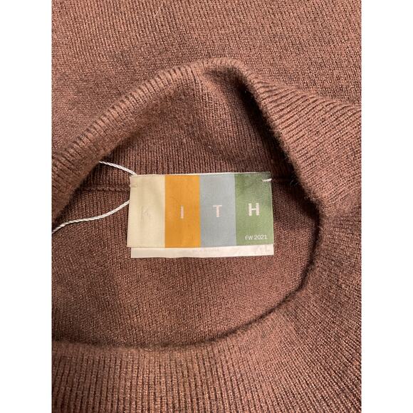 Kith L/S Brown Viscose Mockneck Size L - Picture 4 of 5